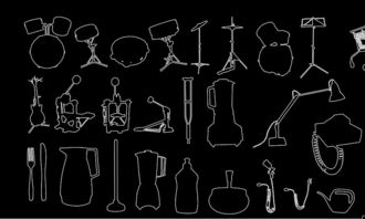 2019新品首發(fā) 生活用品平面設(shè)計(jì)圖與工裝施工CAD圖紙資源大全